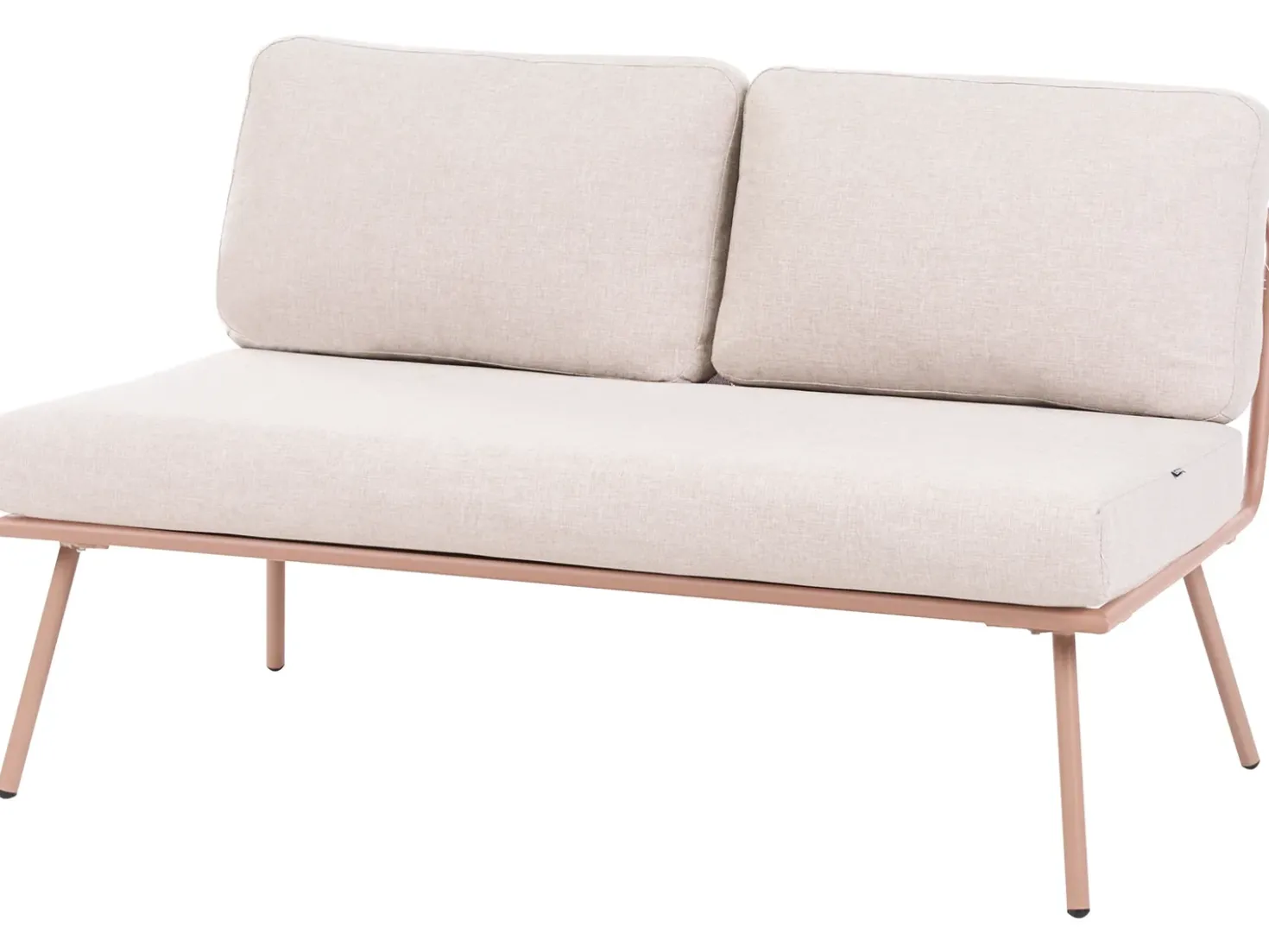 Set di divani angolari da giardino 4 posti CACCAMO Beige