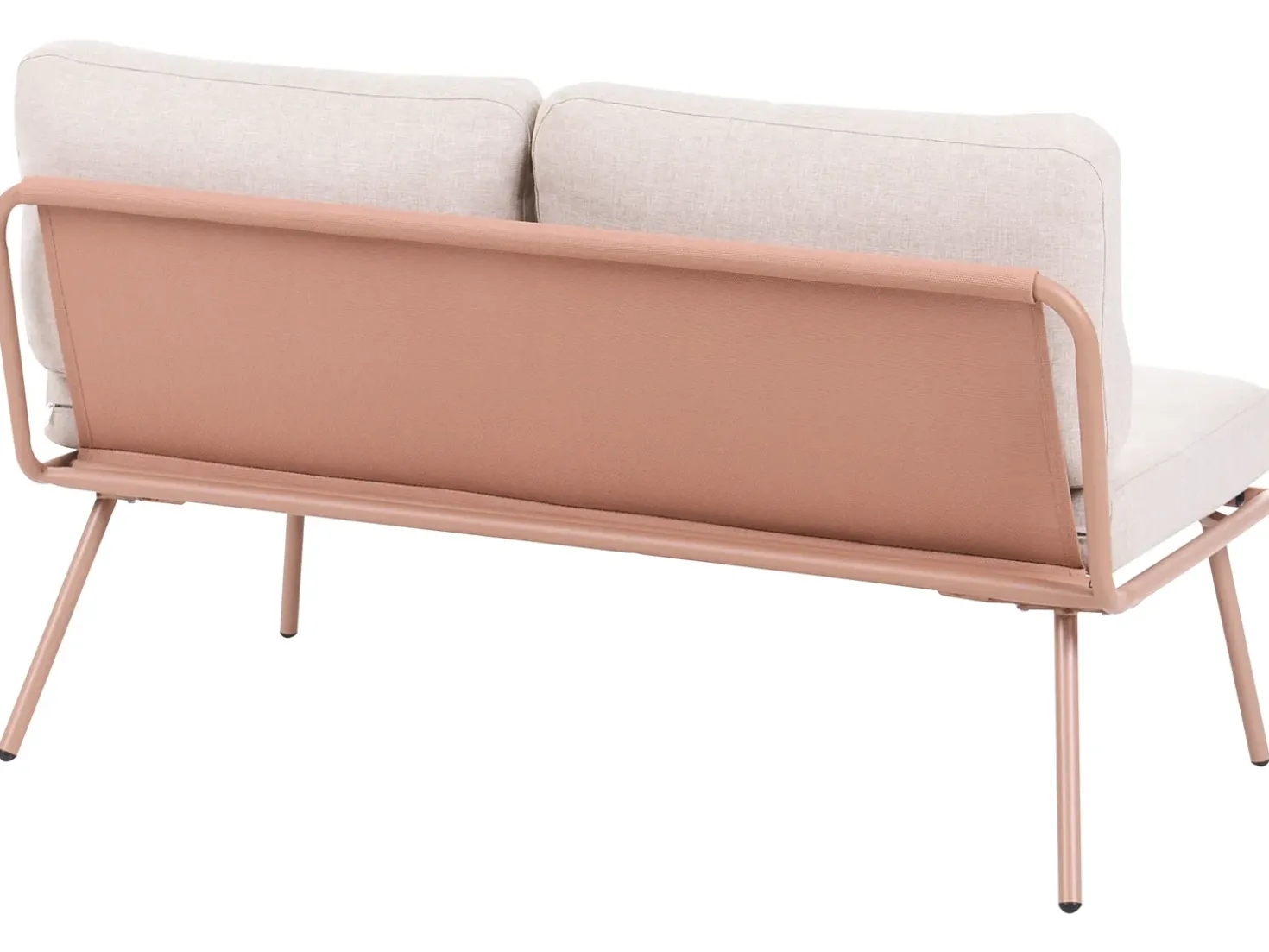 Set di divani angolari da giardino 4 posti CACCAMO Beige