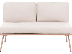 Set di divani angolari da giardino 4 posti CACCAMO Beige