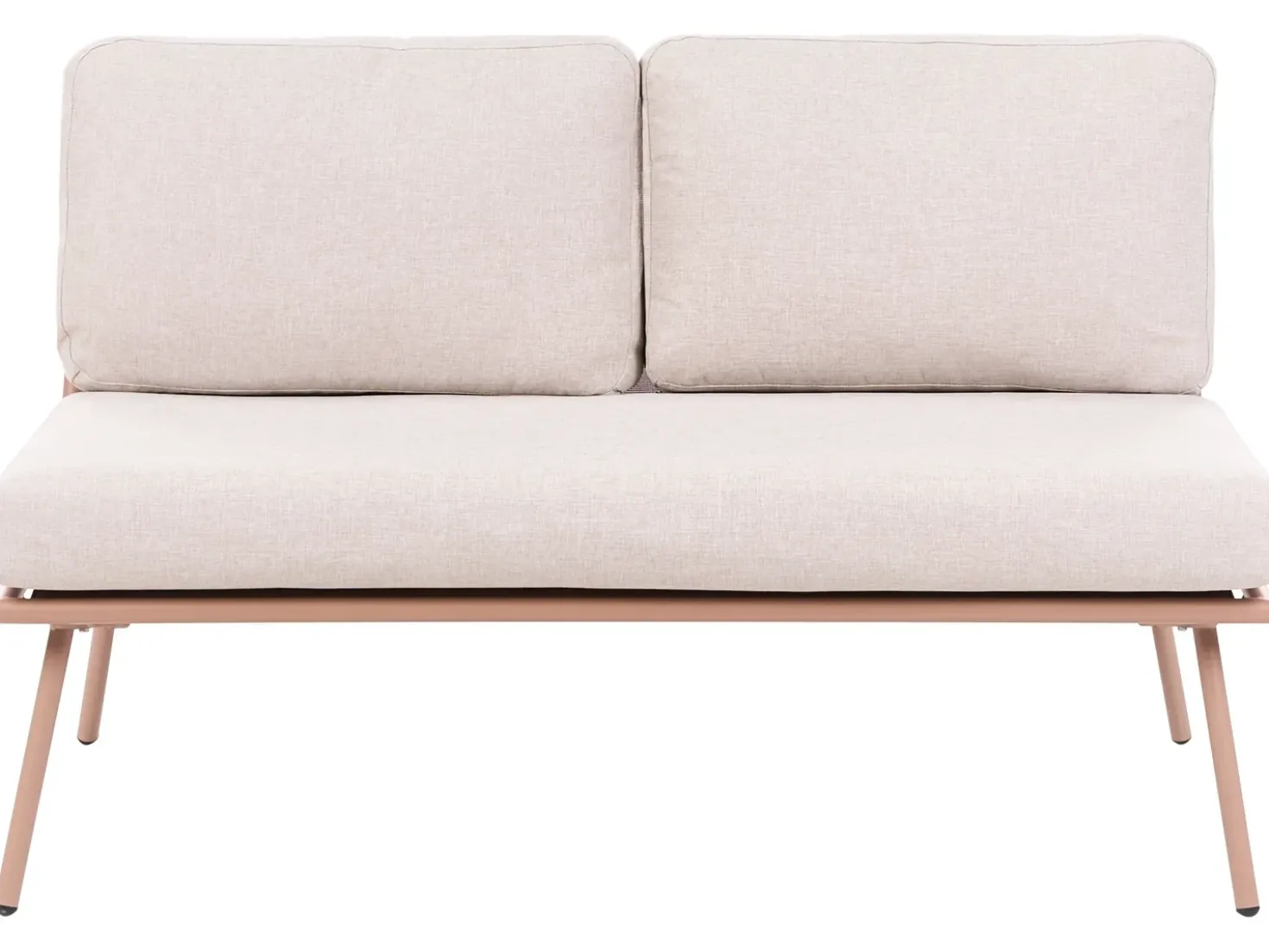 Set di divani angolari da giardino 4 posti CACCAMO Beige