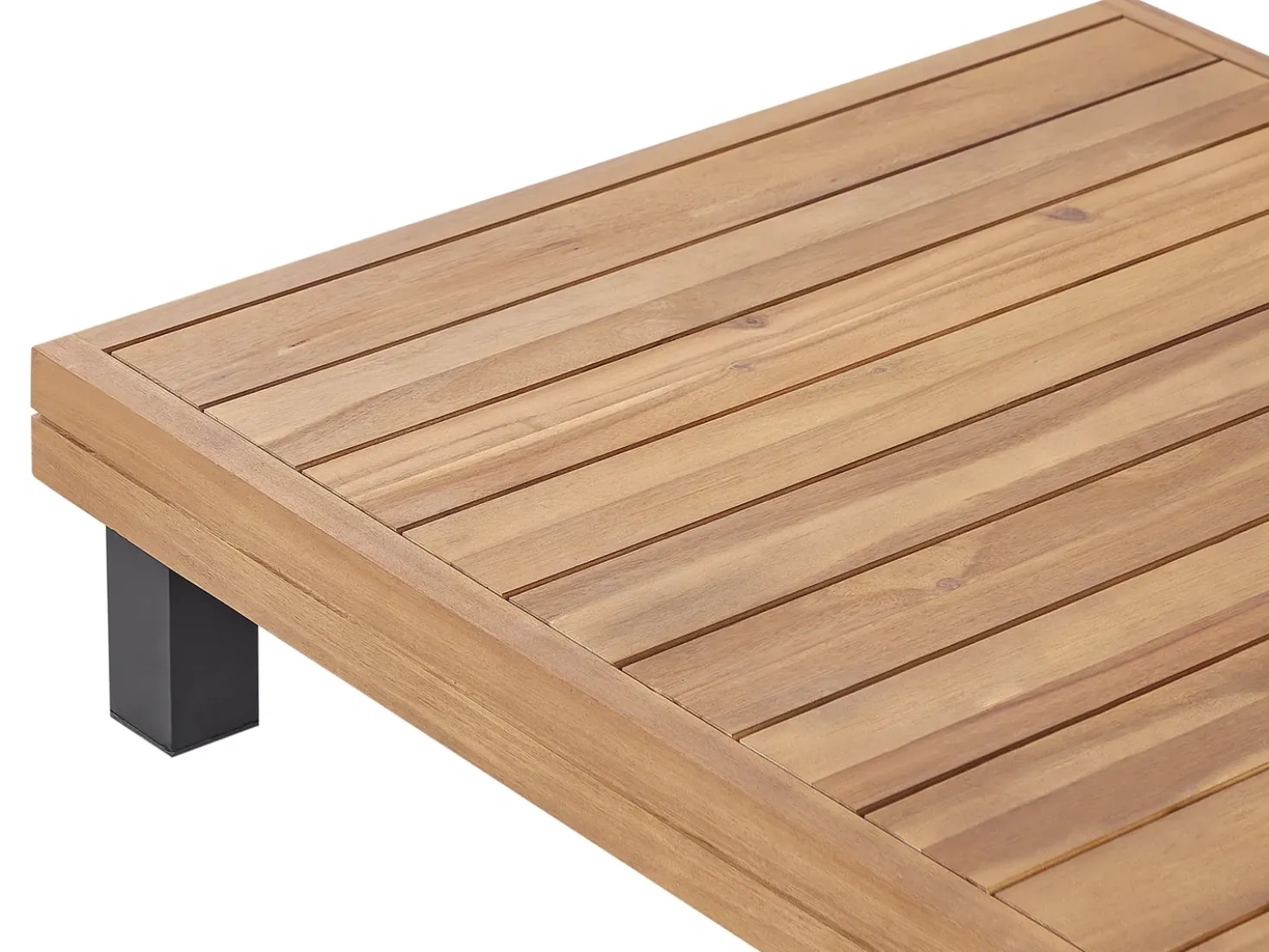 Set di divani angolari da giardino 5 posti FRAZZANO Modulare Legno di acacia certificato Grigio