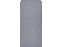 Set di divani angolari da giardino 3 posti LEFFE Lato Sinistro Metallo Grigio