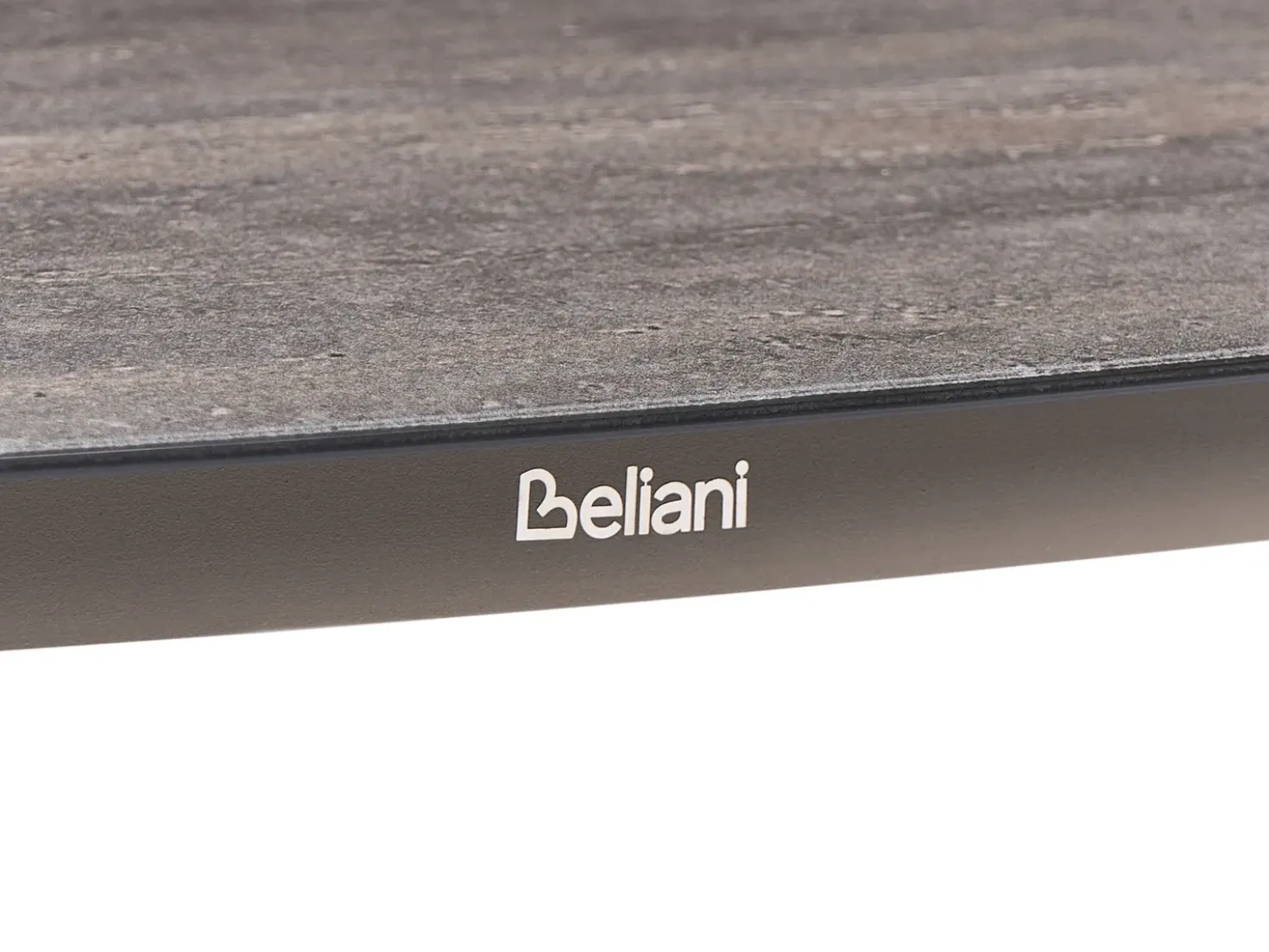 Set di divani angolari da giardino 3 posti LEFFE Lato Sinistro Metallo Beige