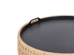 Set di divani angolari da giardino 4 posti OLIVERI Lato destro Rattan sintetico (PE) Beige