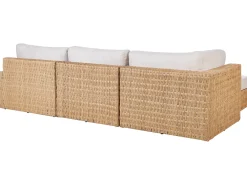 Set di divani angolari da giardino 4 posti OLIVERI Lato destro Rattan sintetico (PE) Beige