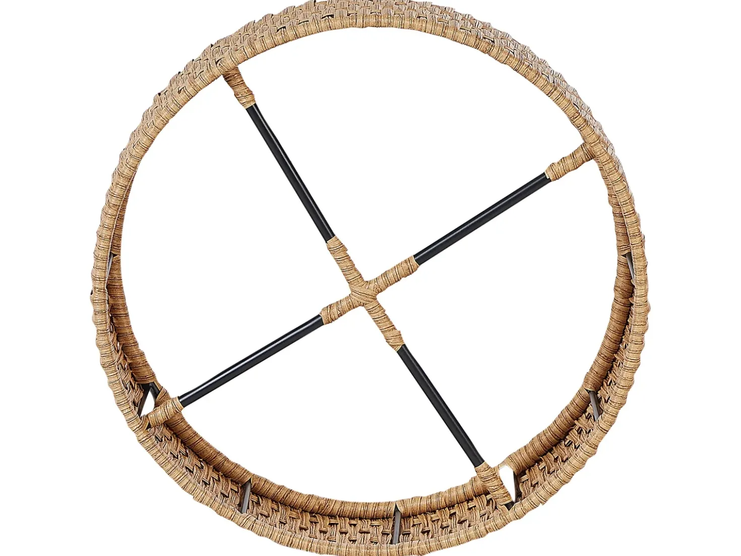 Set di divani angolari da giardino 4 posti OLIVERI Lato destro Rattan sintetico (PE) Beige