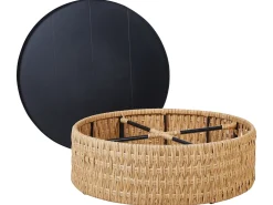 Set di divani angolari da giardino 4 posti OLIVERI Lato destro Rattan sintetico (PE) Beige