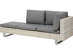Set di divani angolari da giardino 5 posti LANCIANO Lato destro Rattan sintetico (PE) Grigio