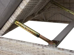 Set di divani angolari da giardino 5 posti LANCIANO Lato destro Rattan sintetico (PE) Grigio
