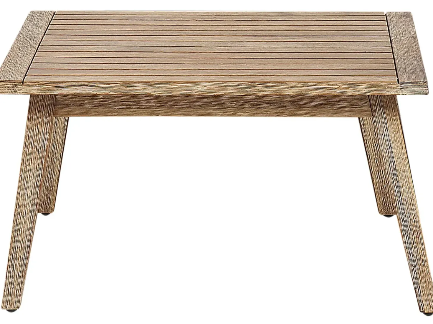 Set di divani angolari da giardino 5 posti ALCAMO Lato Sinistro Legno d'acacia Nero