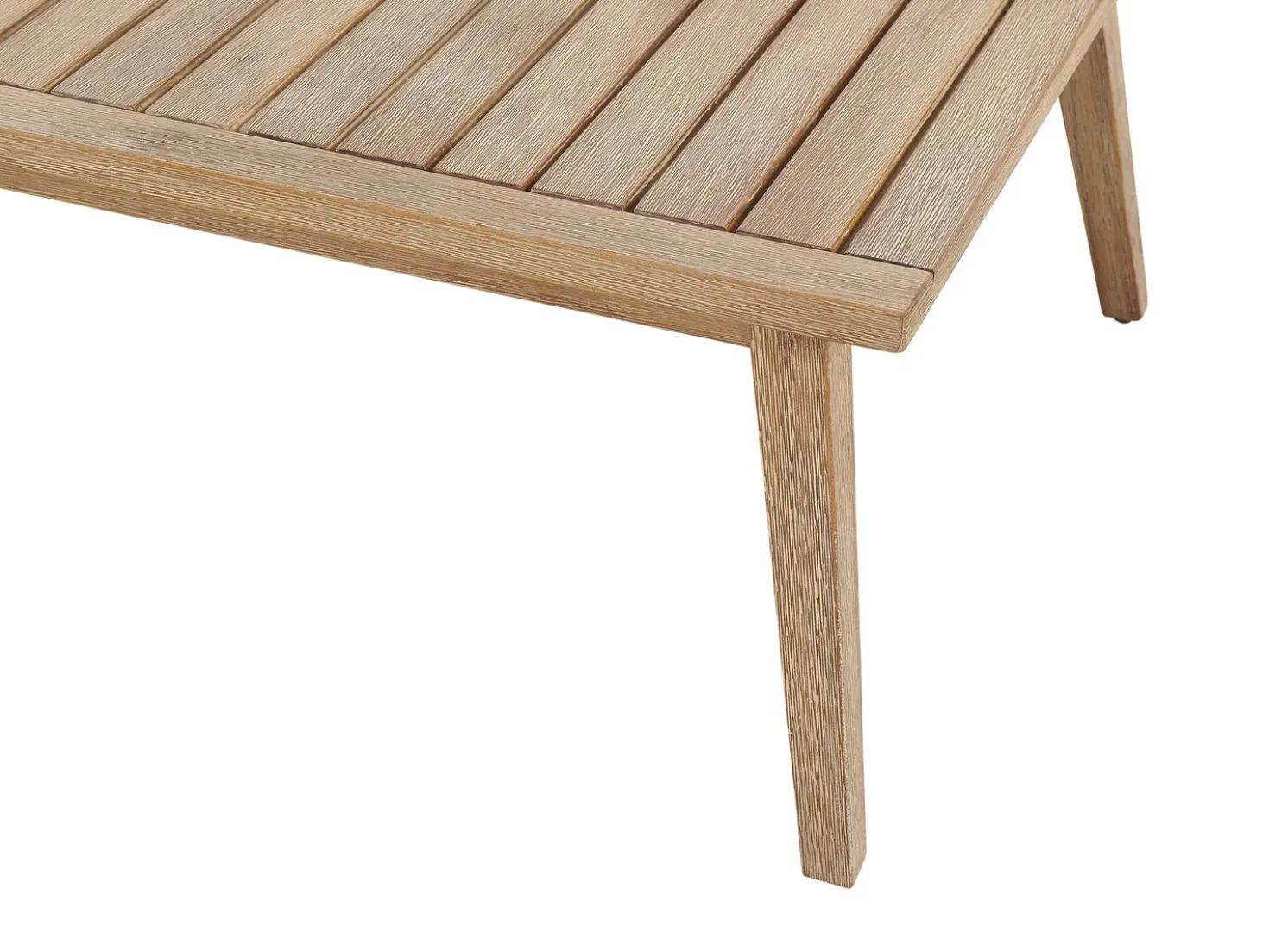Set di divani angolari da giardino 5 posti ALCAMO Lato Sinistro Legno d'acacia Nero
