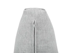 Set di divani angolari da giardino 5 posti ALCAMO Lato Sinistro Legno d'acacia Nero