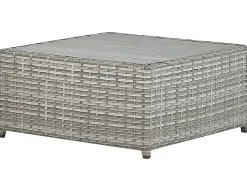 Set di divani angolari da giardino 5 posti SABBIA Lato Sinistro Modulare Rattan sintetico (PE) Grigio chiaro