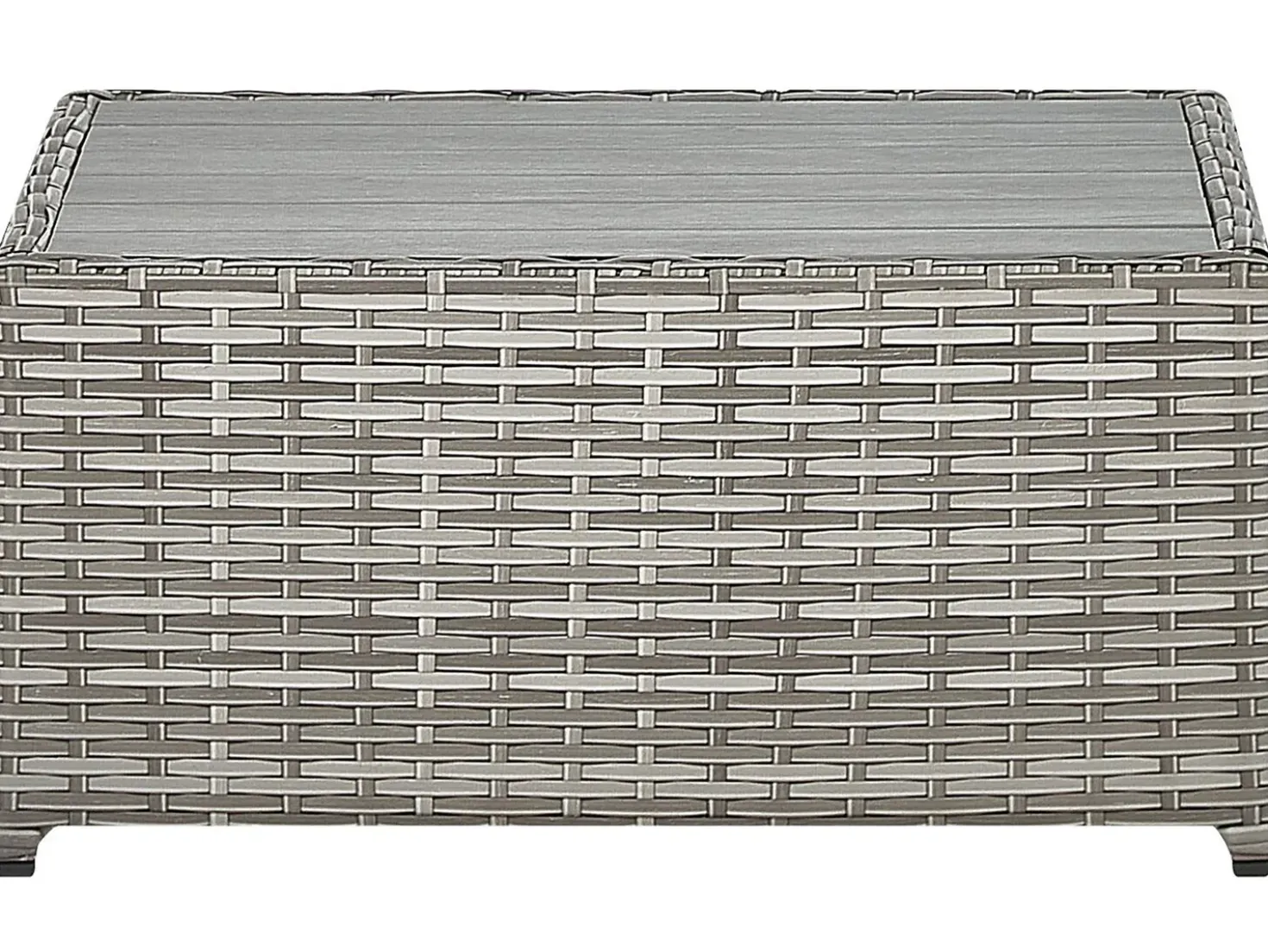 Set di divani angolari da giardino 5 posti SABBIA Lato Sinistro Modulare Rattan sintetico (PE) Grigio chiaro