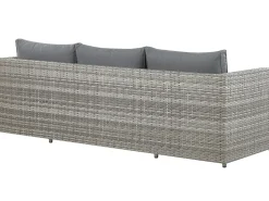Set di divani angolari da giardino 5 posti SABBIA Lato Sinistro Modulare Rattan sintetico (PE) Grigio chiaro