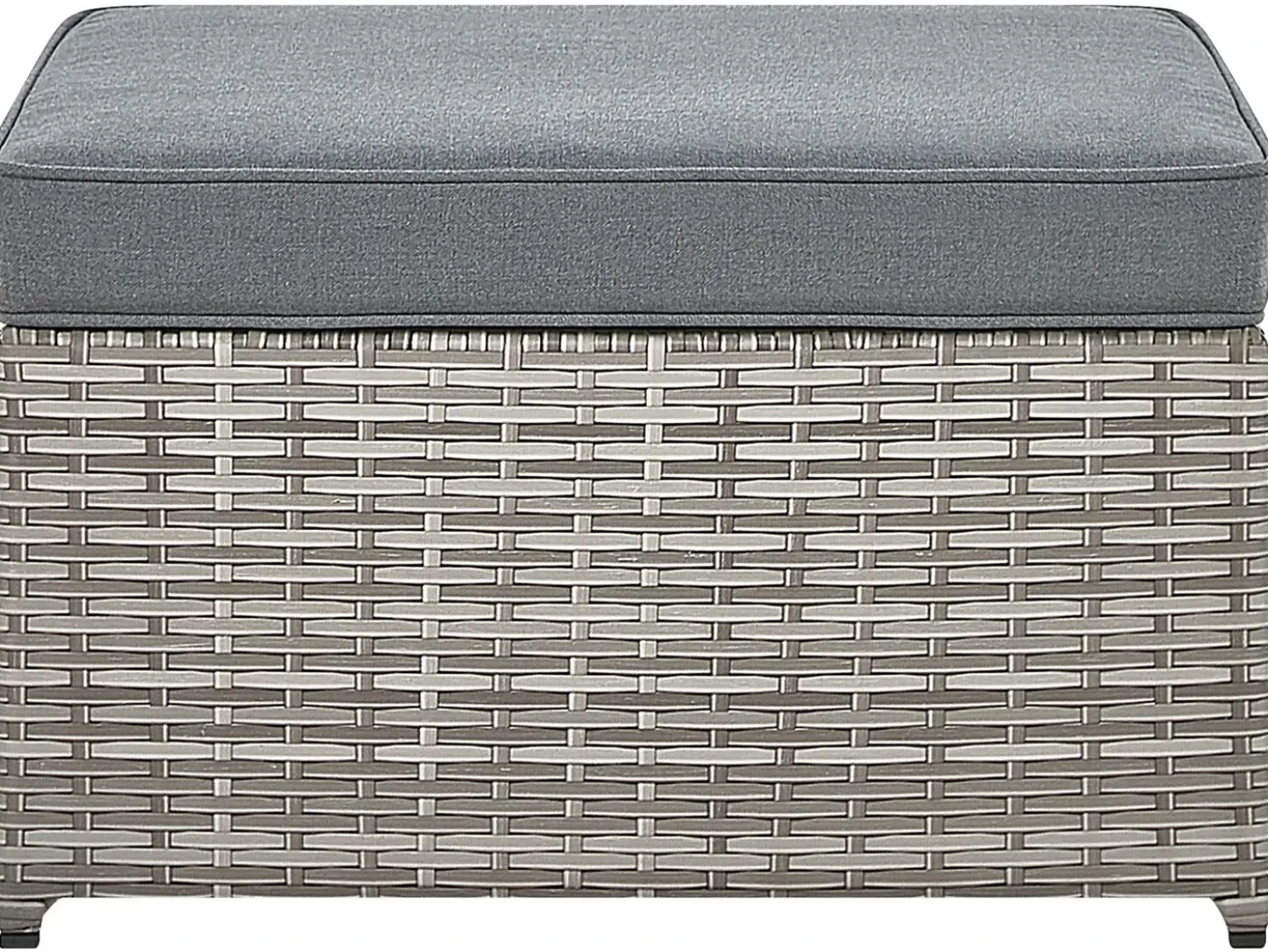 Set di divani angolari da giardino 5 posti SABBIA Lato Sinistro Modulare Rattan sintetico (PE) Grigio chiaro
