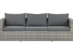 Set di divani angolari da giardino 5 posti SABBIA Lato Sinistro Modulare Rattan sintetico (PE) Grigio chiaro