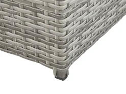 Set di divani angolari da giardino 5 posti SABBIA Lato Sinistro Modulare Rattan sintetico (PE) Grigio chiaro