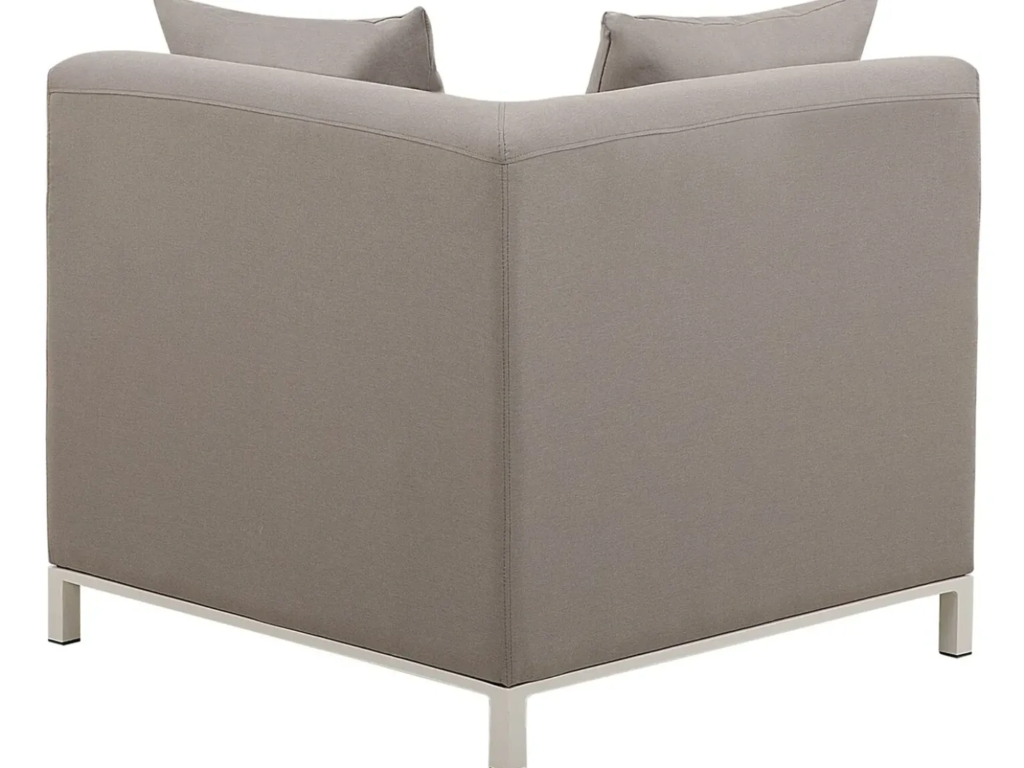 Set di divani angolari da giardino 5 posti BELIZE Lato destro Modulare Beige