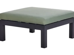 Set di divani angolari da giardino 5 posti MESSINA Lato Sinistro Metallo Verde