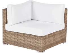 Set di divani angolari da giardino 4 posti SANO Lato Sinistro Modulare Rattan sintetico (PE) Naturale