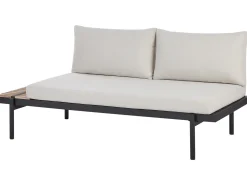 Set di divani angolari da giardino 5 posti BELLARIVA Legno d'eucalipto Bianco sporco