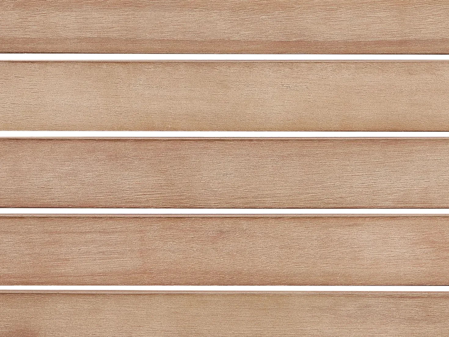 Set di divani angolari da giardino 5 posti BELLARIVA Legno d'eucalipto Bianco sporco