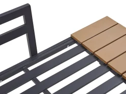 Set di divani angolari da giardino 4 posti PIENZA II Lato destro Modulare Grigio