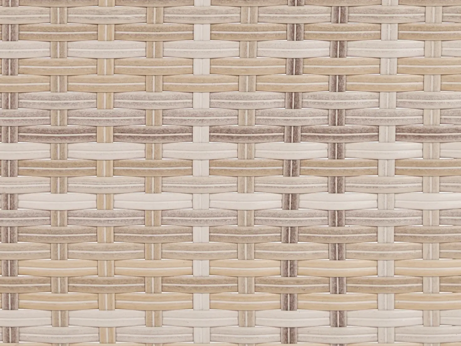 Set di divani angolari da giardino 5 posti LANCIANO Lato destro Rattan sintetico (PE) Bianco sporco