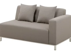 Set di divani angolari da giardino 5 posti BELIZE Lato Sinistro Modulare Beige