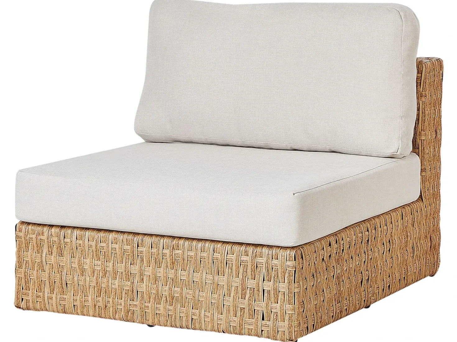 Set di divani angolari da giardino 4 posti OLIVERI Lato Sinistro Rattan sintetico (PE) Beige