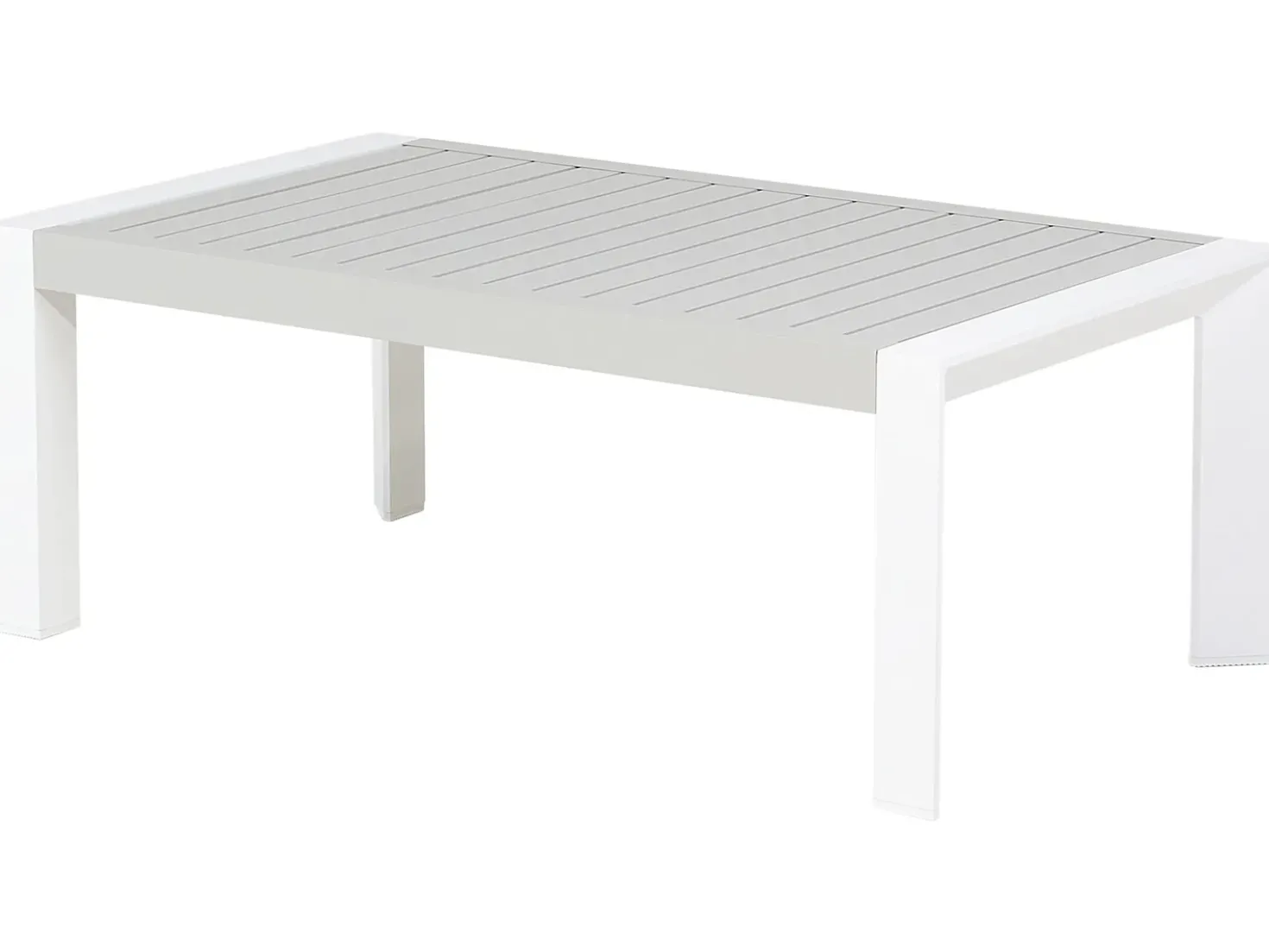 Set di divani angolari da giardino 6 posti CASTELLA Lato Sinistro Metallo Grigio