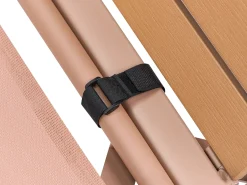 Set di divani angolari da giardino 4 posti CACCAMO Marrone
