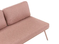 Set di divani angolari da giardino 4 posti CACCAMO Marrone