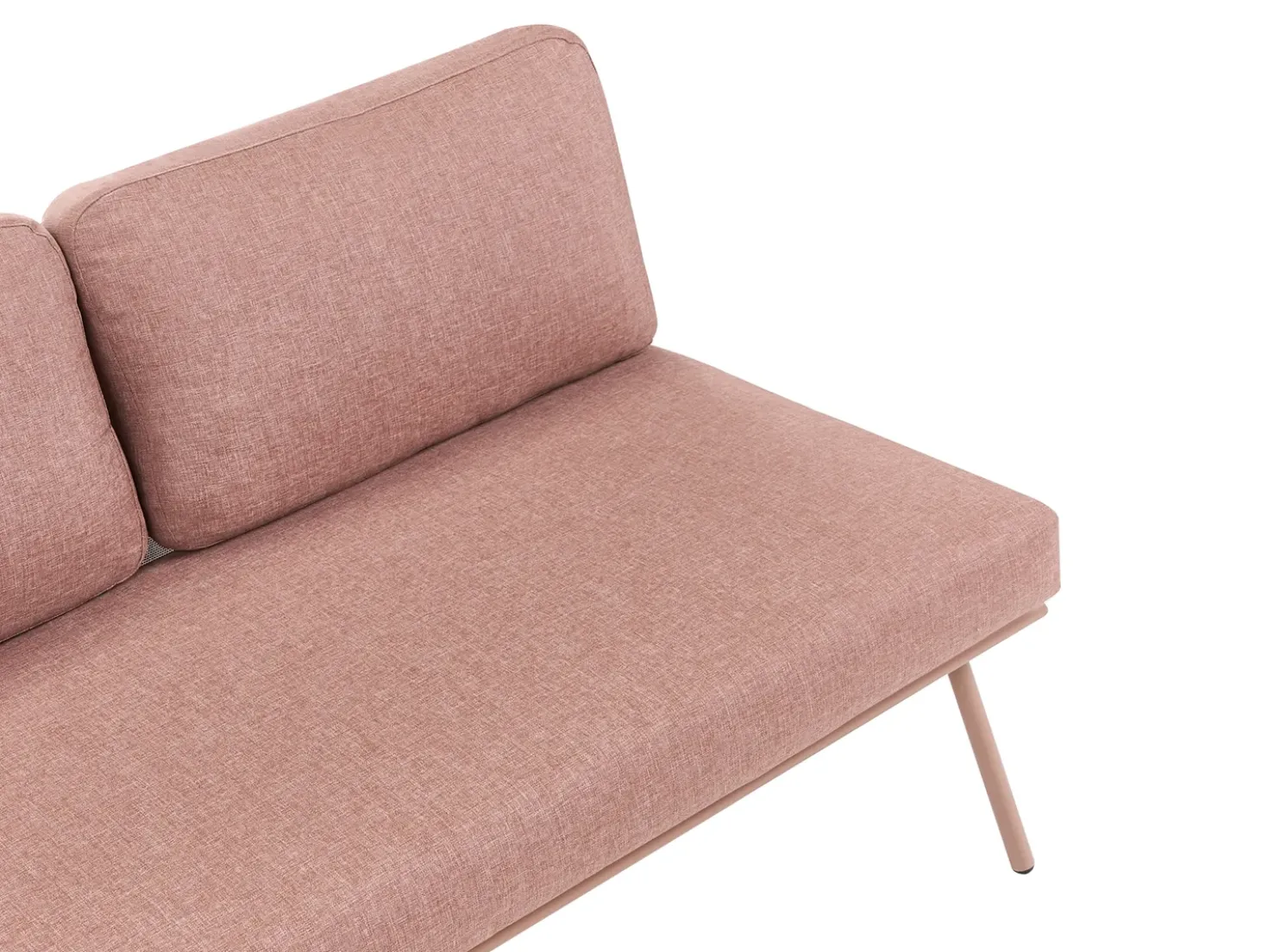 Set di divani angolari da giardino 4 posti CACCAMO Marrone