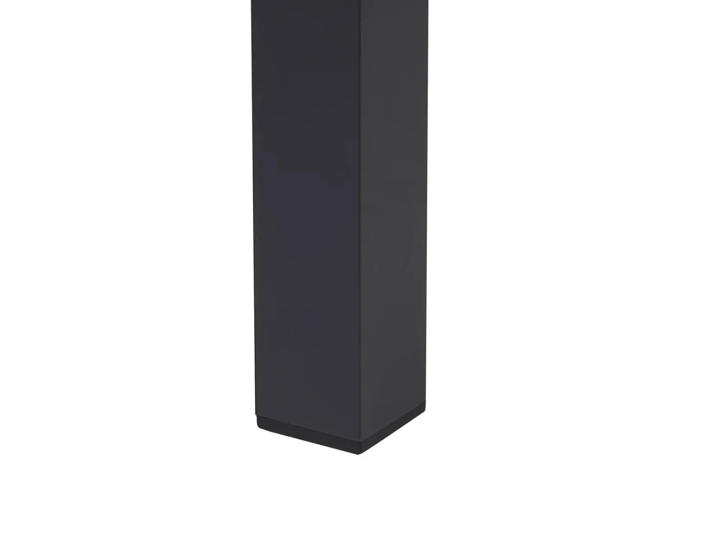 Set di divani angolari da giardino 5 posti MESSINA Lato Sinistro Metallo Nero