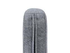 Set di divani angolari da giardino 3 posti LEFFE Lato destro Metallo Grigio