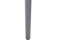 Set di divani angolari da giardino 3 posti LEFFE Lato destro Metallo Grigio