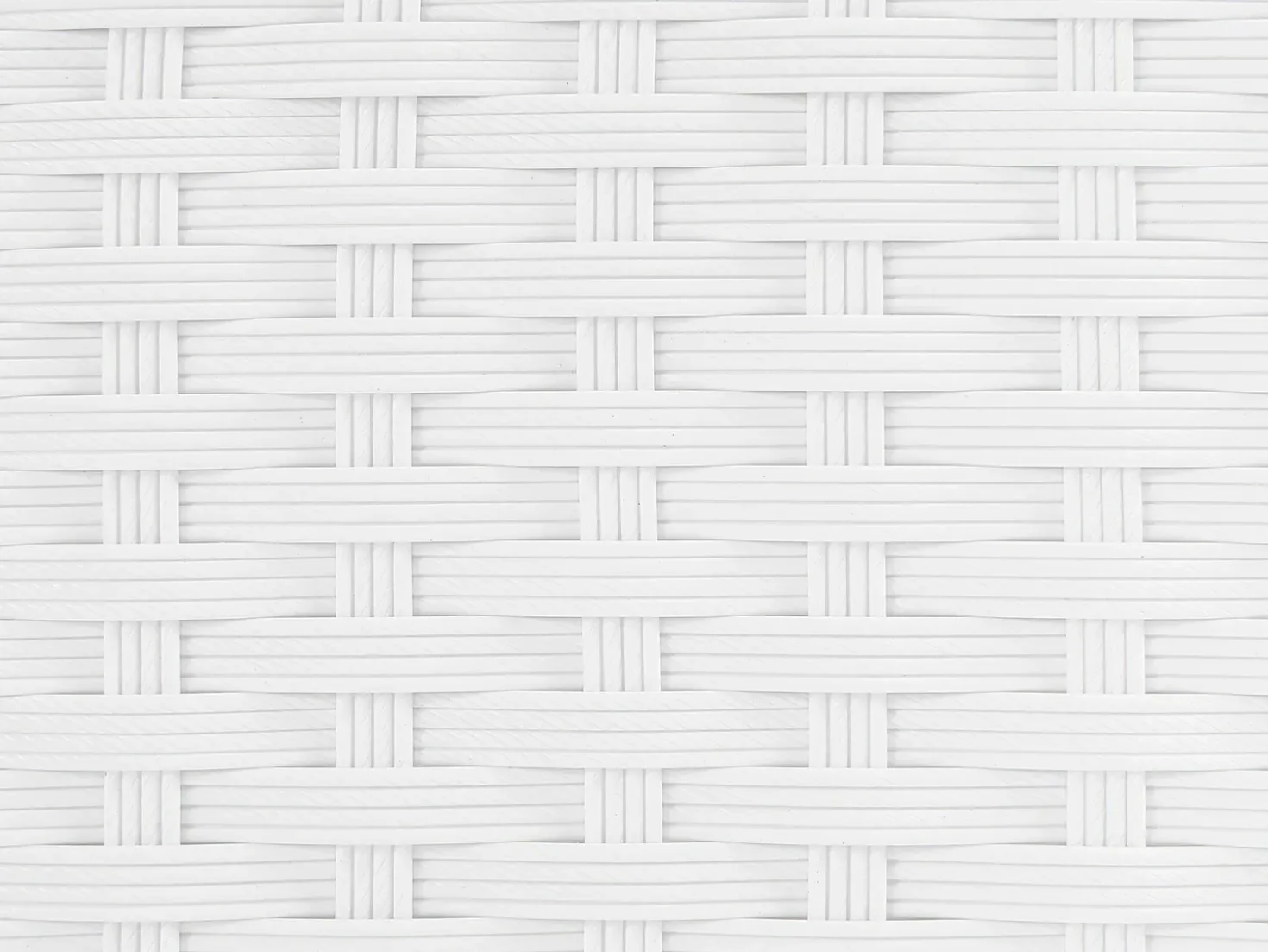 Set di divani angolari da giardino 4 posti SANO Lato Sinistro Modulare Rattan sintetico (PE) Bianco
