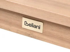 Set di divani angolari da giardino 3 posti ARABBA Lato Sinistro Legno di acacia certificato Grigio