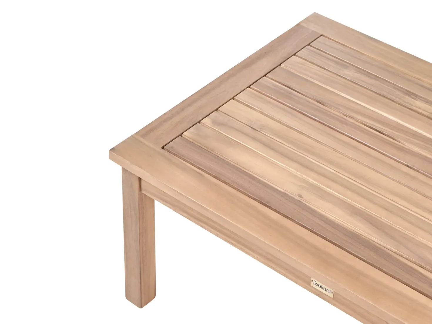 Set di divani angolari da giardino 3 posti ARABBA Lato Sinistro Legno di acacia certificato Grigio