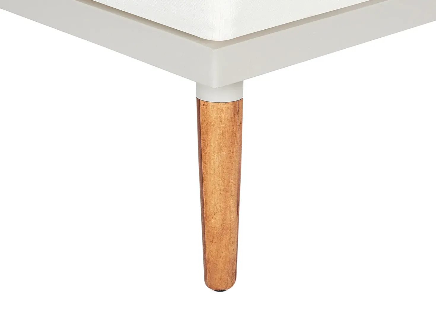 Set di divani angolari da giardino 5 posti CORATO Legno d'acacia Bianco sporco