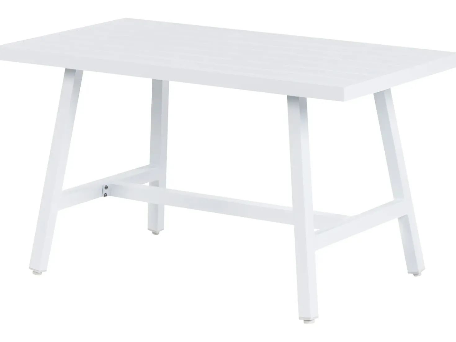 Set di divani angolari da giardino 6 posti CASTELLA/FRATTE Lato Sinistro Metallo Bianco sporco