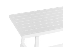 Set di divani angolari da giardino 6 posti CASTELLA/FRATTE Lato Sinistro Metallo Bianco sporco