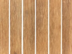 Set di divani angolari da giardino 5 posti ALCAMO Lato Sinistro Legno d'acacia Beige chiaro