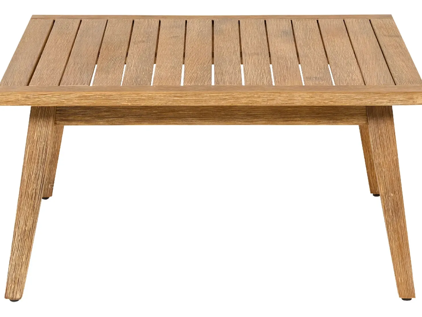 Set di divani angolari da giardino 5 posti ALCAMO Lato Sinistro Legno d'acacia Beige chiaro