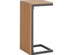 Set di divani angolari da giardino 4 posti PIENZA Lato Sinistro Marrone chiaro/Grigio