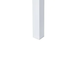 Set di divani angolari da giardino 5 posti MESSINA Lato Sinistro Metallo Bianco sporco