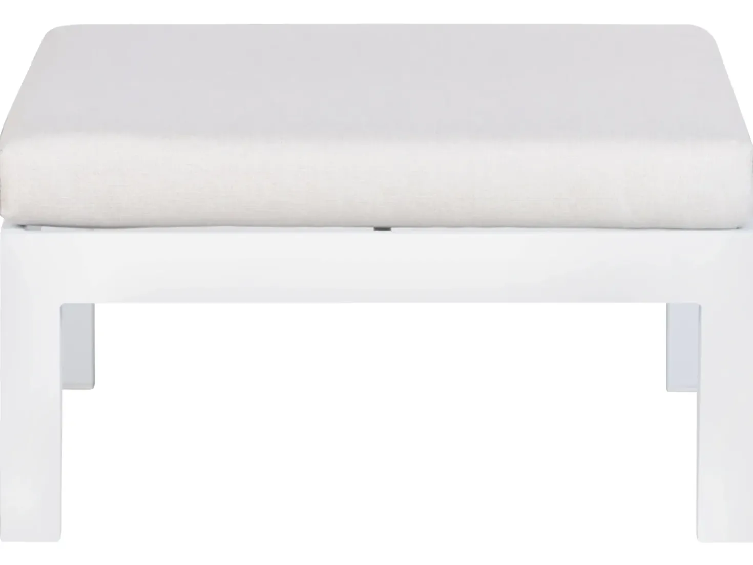 Set di divani angolari da giardino 5 posti MESSINA Lato Sinistro Metallo Bianco sporco