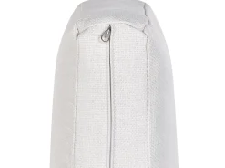 Set di divani angolari da giardino 5 posti MESSINA Lato Sinistro Metallo Bianco sporco